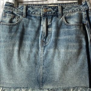 Pacsun Jean Skirt with Felt Double Stripe on sides
